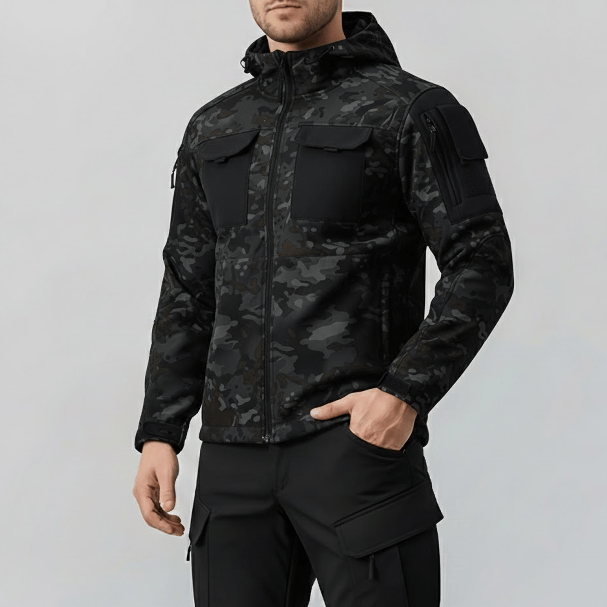 Digital Forest Camo Tactical Jacket