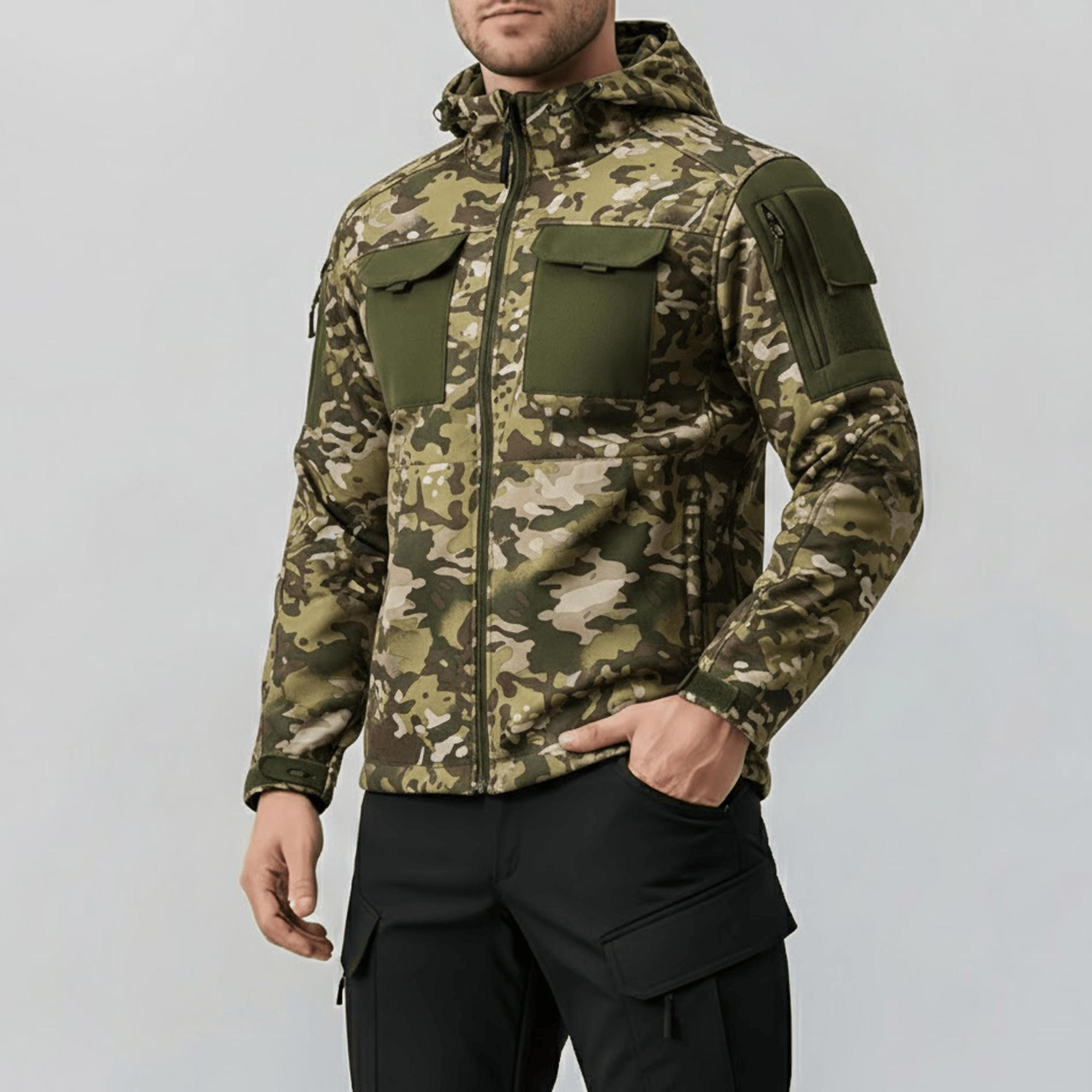Digital Forest Camo Tactical Jacket