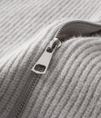 100% Merino Wool ZIPPED CARDIGAN