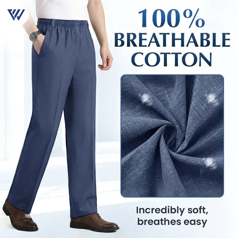 Pure&amp;Clo - Pantalon ultra-doux à taille haute élastique et confortable 