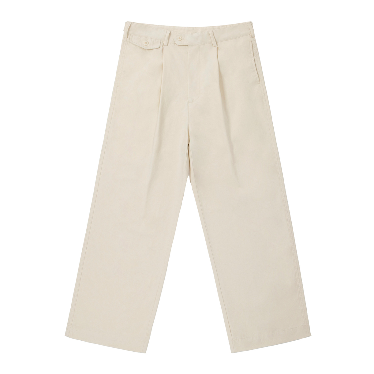 Pantalon droit à taille ajustable