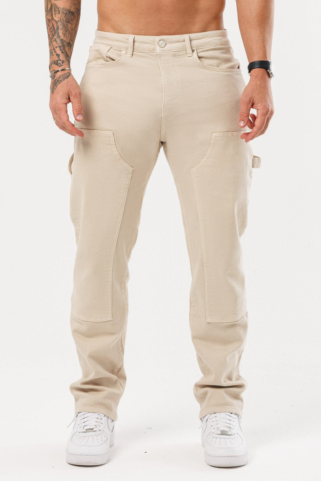 Legend London Jeans - Carpenter CARPENTER JEANS - STONE
