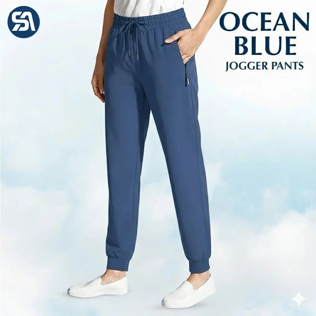 Pure&amp;Clo - Pantalon ultra-doux à taille haute élastique et confortable 