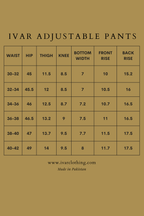 IVAR® Stone Grey Adjustable pleated pants