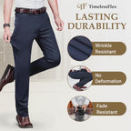 Pantalon Pure TimelessFlex – Coupe droite classique extensible dans les 4 sens 