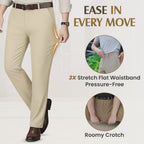 Pantalon Pure TimelessFlex – Coupe droite classique extensible dans les 4 sens 
