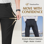 Pantalon Pure TimelessFlex – Coupe droite classique extensible dans les 4 sens 