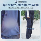 Pure&amp;Clo - Pantalon ultra-doux à taille haute élastique et confortable 