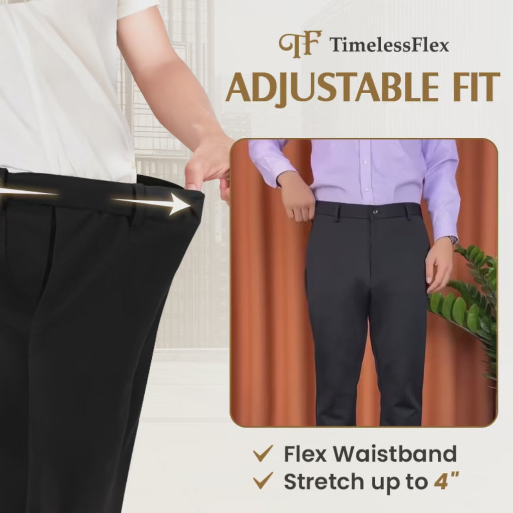 Pantalon Pure TimelessFlex – Coupe droite classique extensible dans les 4 sens 