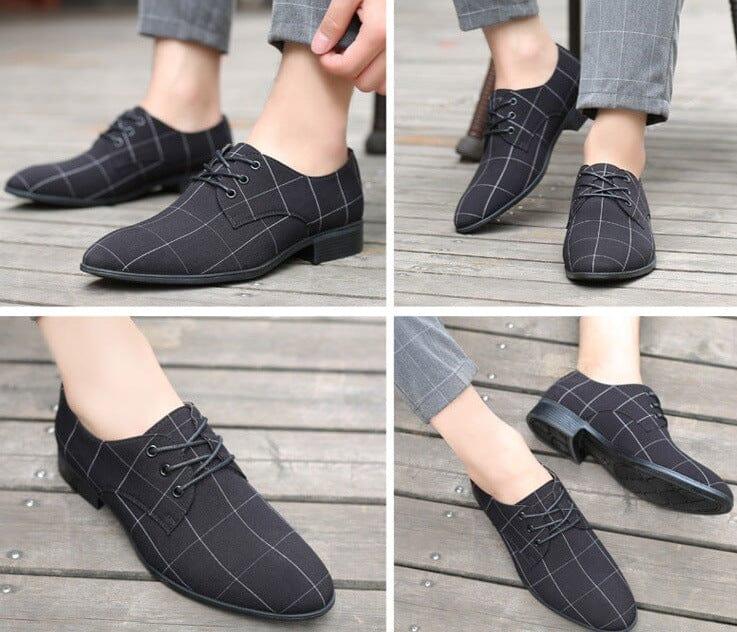 Men's Barone Lace-Up Shoes - Pure - PURECLO