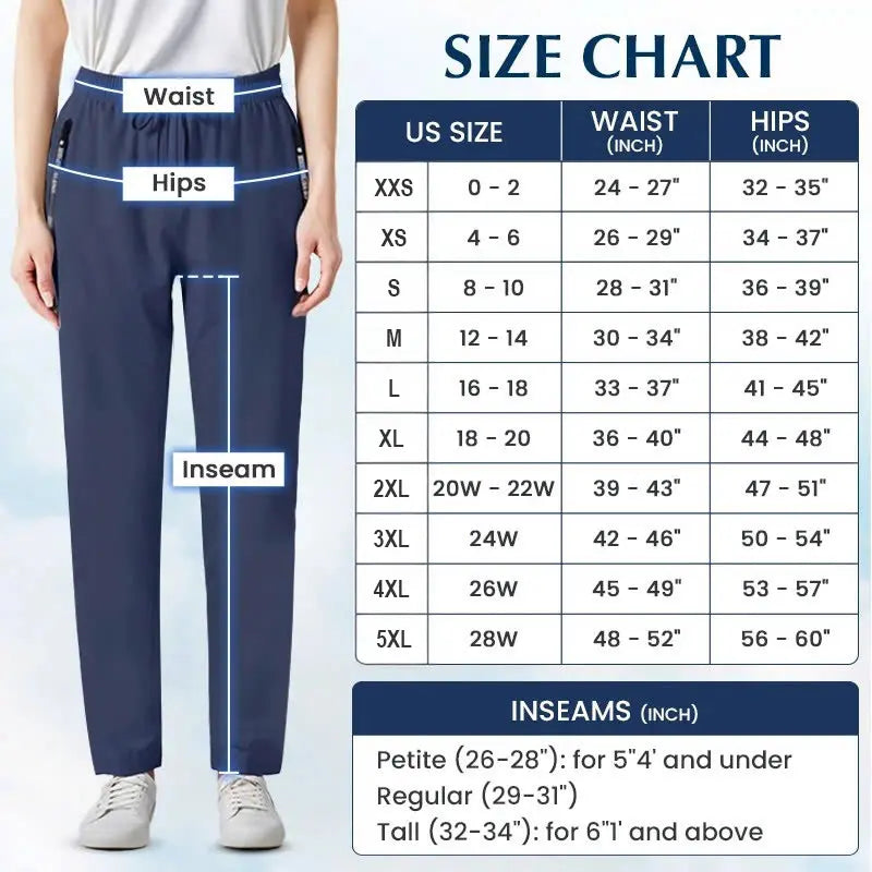 Pure&amp;Clo - Pantalon ultra-doux à taille haute élastique et confortable 