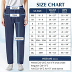 Pure&amp;Clo - Pantalon ultra-doux à taille haute élastique et confortable 