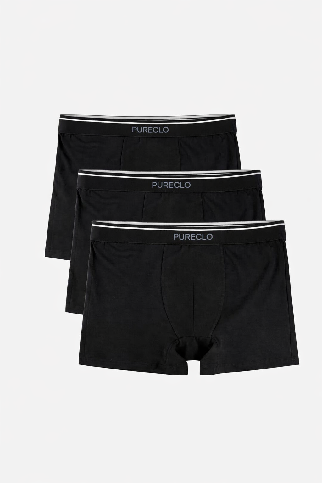 PURE - Lot de 3 boxers en coton premium
