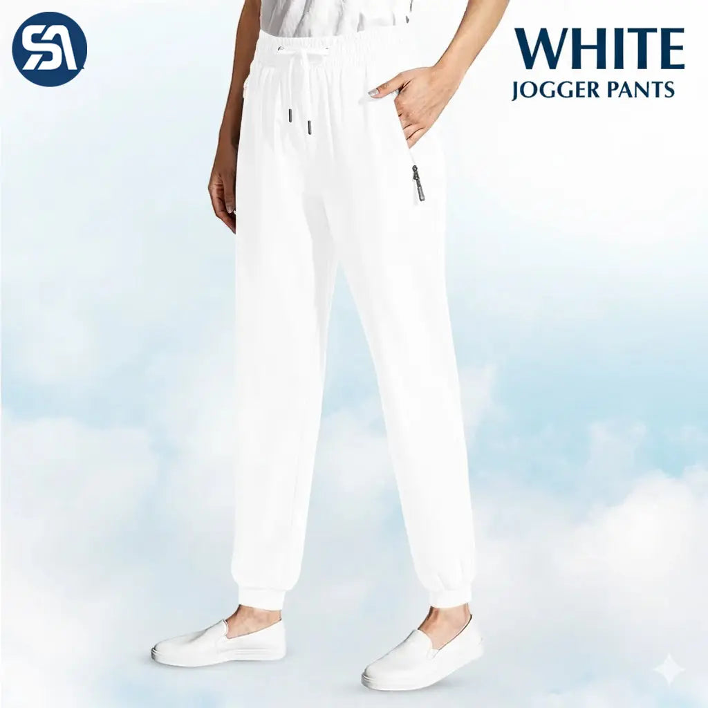 Pure&amp;Clo - Pantalon ultra-doux à taille haute élastique et confortable 